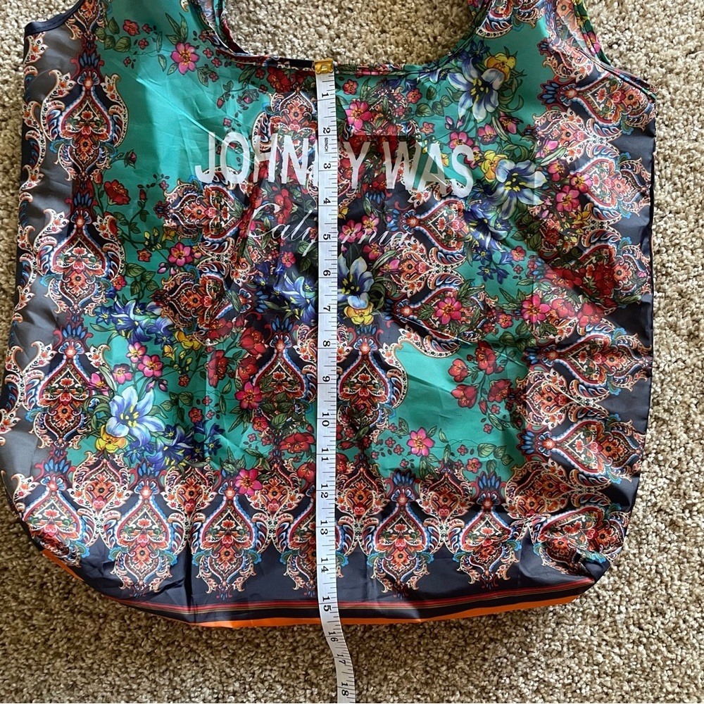 Johnny Was Reusable California Tote Bag 15”x18” - Picture 12 of 14